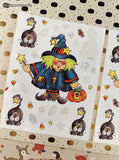 Vintage Provo Craft Halloween Green Haired Witch Set/2 Sticker Sheets