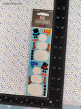 Vintage Mrs. Grossman's Stickers, Build a Snowman, 3 Sheets New & Sealed