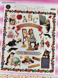 Vintage 1996 John Grossman Gifted School Days Full Page Sticker Sheet, Unused