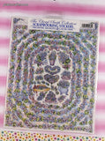 Vintage 1998 The Cheryl Smith Collection "My Violets" Full Page Sticker Sheet, NEW & Sealed