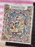 Vintage 1998 The Cheryl Smith Collection "Toybox" Full Page Sticker Sheet, NEW & Sealed