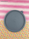 Vintage Tupperware Dusty Blue Round Seal 227 "C" Tab 6.5" Replacement Lid