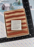 Vintage 2005 Hero Arts Wavy Winter Wishes #LL046 Wooden Block/Rubber Stamp Set
