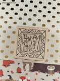 Vintage Outlines Co. Halloween Silly "Boo" Ghost Wooden Block/Rubber Stamp