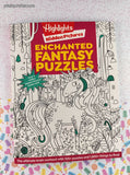 2022 Highlights Hidden Pictures Enchanted Fantasy Puzzles Coloring Softcover