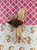Vintage 1990's McDonald's TY Teeny Beanie Baby, Stretchy the Ostrich w/Tag
