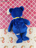 Vintage 2002 TY Beanie Baby - Pompey, Soccer/Football Bear - NWT