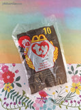 Vintage 1990's McDonald's TY Teeny Beanie Baby, Zip the Cat, NEW & Sealed