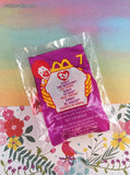 Vintage 1990's McDonald's TY Teeny Beanie Baby, Strut the Rooster, NEW & Sealed