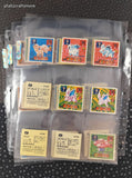 Vintage 1996 (Japanese) Pocket Monsters Pokemon Set/71 Square Stickers, Like New
