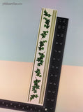 Vintage 1999 Mrs. Grossman's Design Lines Green Ivy Borders Large Full Sticker Sheet, Unused
