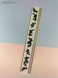 Vintage 1999 Mrs. Grossman's Design Lines Green Ivy Borders Large Full Sticker Sheet, Unused