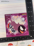 Vintage 1999 Pokemon Priss Prints Game Freak #92 Gastly Jumbo Sticker, New & Unpeeled