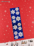 Vintage 1995 Mrs. Grossman's SHINY Wintry Snowflakes Full Sticker Sheet, Unused
