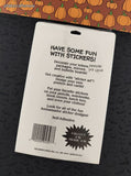 Vintage Halloween Spooky Ghosts Hallmark Full Sticker Sheet Pack 4 Sheets, NEW & Sealed