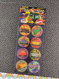 Vintage Atlas Model Railroad Co. Train Cars #1002 Covered Hoppers Pogs Set/8 Milk Caps NEW