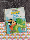 Vintage 1990 Little Golden Book: Walt Disney's Mickey and the Beanstalk Hardcover