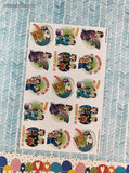 Vintage 1999 Highlights for Children Holidays, Kodomo no Hi, Full Sticker Sheet, Unused