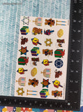 Vintage 1999 Highlights for Children Holidays, Hanukah, Full Sticker Sheet, Unused