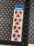 Vintage Hambly Stickers, Prismatic SHINY Ballerina Teddy Bears, 1 Sheet New & Sealed
