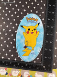 Vintage 1999 Pokemon Nintendo Game Freak #25 Pikachu Jumbo Sticker, New & Unpeeled