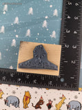 Vintage 1996 Art Impressions #F-1121 North Star Over Bethlehem Rubber Stamp Block
