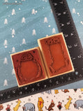 Vintage 2003 Stampin' Up! Christmastime Santa & Stocking Set/2 Rubber Stamp Blocks