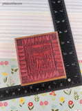 Vintage 1999 Hampton Art #J1791 No Better Way Golfing Rubber Stamp Block