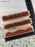Vintage Stampin' Up! Spring Summer Gardening Birdhouses Set/3 Rubber Stamp Blocks, Clean