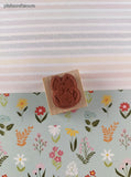 Vintage 2001 PSX #B-741 Cute Lil' Bunny Cottontail Rubber Stamp Block, Clean