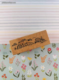 Vintage Great Impressions #E588 Seashore Beach Seashells Rubber Stamp Block, Clean