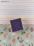 Vintage 2001 Stampin' Up! Hooray for You! Cute Lil' Mouse on Rocket Rubber Stamp Block, Clean