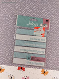 Jolee's Boutique 6pc Marry Me "I Do" Woven Sticker Pack, New/Sealed