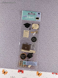 A Touch of Jolee's Dimensional 12pc Pomp & Circumstance 3-Dimensional Sticker Pack, New/Sealed