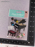 2014 Jolee's Boutique 7pc Piano Recital 3-Dimensional Sticker Pack, New/Sealed