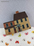 Vintage 1990 The Cat's Meow Sturgis Pretzel Bakery Wooden Block