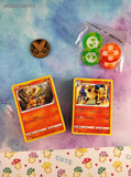 Pokemon TCG Bulk Cards 120+ Fire Common Uncommon Rare w/Collectible Tin #9