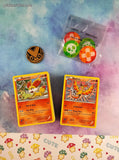 Pokemon TCG Bulk Cards 120+ Fire Common Uncommon Rare w/Collectible Tin #10