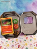 Pokemon TCG Bulk Cards 120+ Fire Common Uncommon Rare w/Collectible Tin #11
