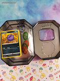 Pokemon TCG Bulk Cards 120+ Dark Common Uncommon Rare w/Collectible Tin #13