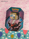 Pokemon TCG Bulk Cards 120+ Dark Common Uncommon Rare w/Collectible Tin #1