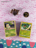 Pokemon TCG Bulk Cards 120+ Grass Common Uncommon Rare w/Collectible Tin #26