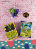 Pokemon TCG Bulk Cards 120+ Grass Common Uncommon Rare w/Collectible Tin #33