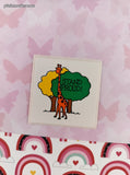 Vintage STAND PROUD! Giraffe Rewards Sticker 2" Unpeeled, Unused