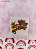 Vintage WAY TO GO! Cute Lil' Puppy Dog Rewards Sticker 2" Unpeeled, Unused