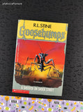 Vintage 1990's R.L. Stine Goosebumps #35, A Shocker on Shock Street Softcover