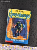 Vintage 1990's R.L. Stine Goosebumps #27, A Night in Terror Tower Softcover