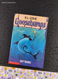Vintage 1990's R.L. Stine Goosebumps #19, Deep Trouble Softcover