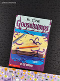 Vintage 1990's R.L. Stine Goosebumps #21, Go Eat Worms! Softcover, Like New