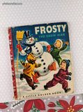 Vintage 1951 1st Printing Little Golden Book: Frosty the Snow Man Hardcover
